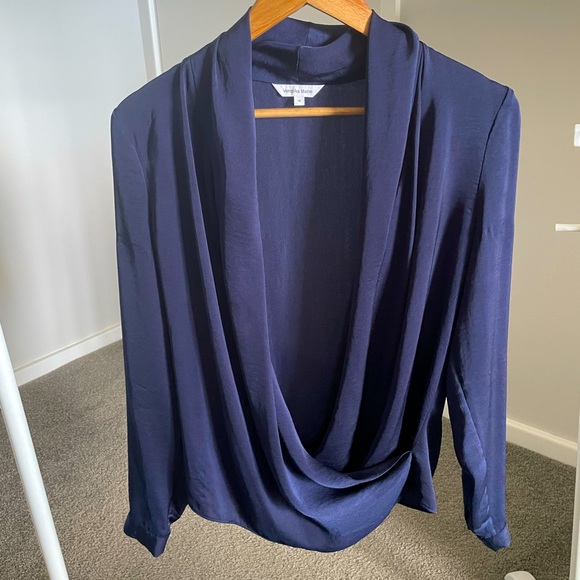 Veronika Maine Tops - Veronika Maine cross over blouse size 10